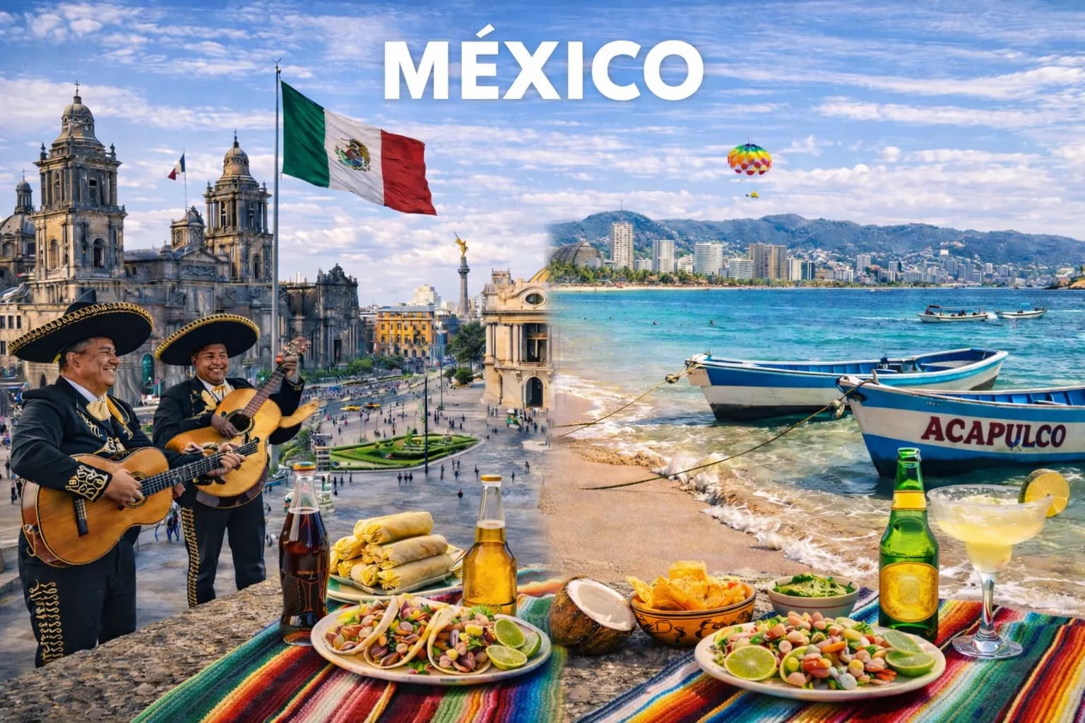 Plan México y Acapulco Aéreo: 7 Días 6 Noches