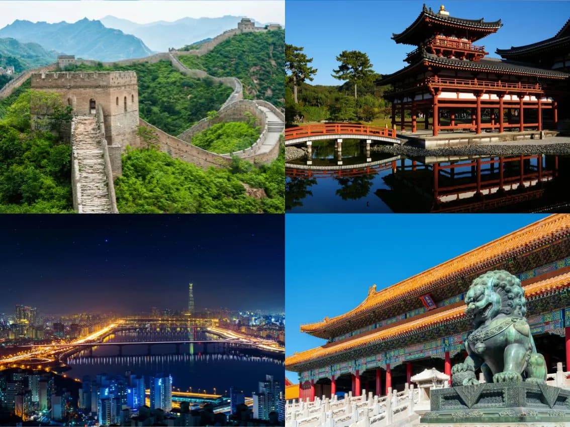 China, Japón y Corea - 17 Noches 18 Días | Gran Muralla, Fushimi Inari, Palacio Imperial, Seúl y más