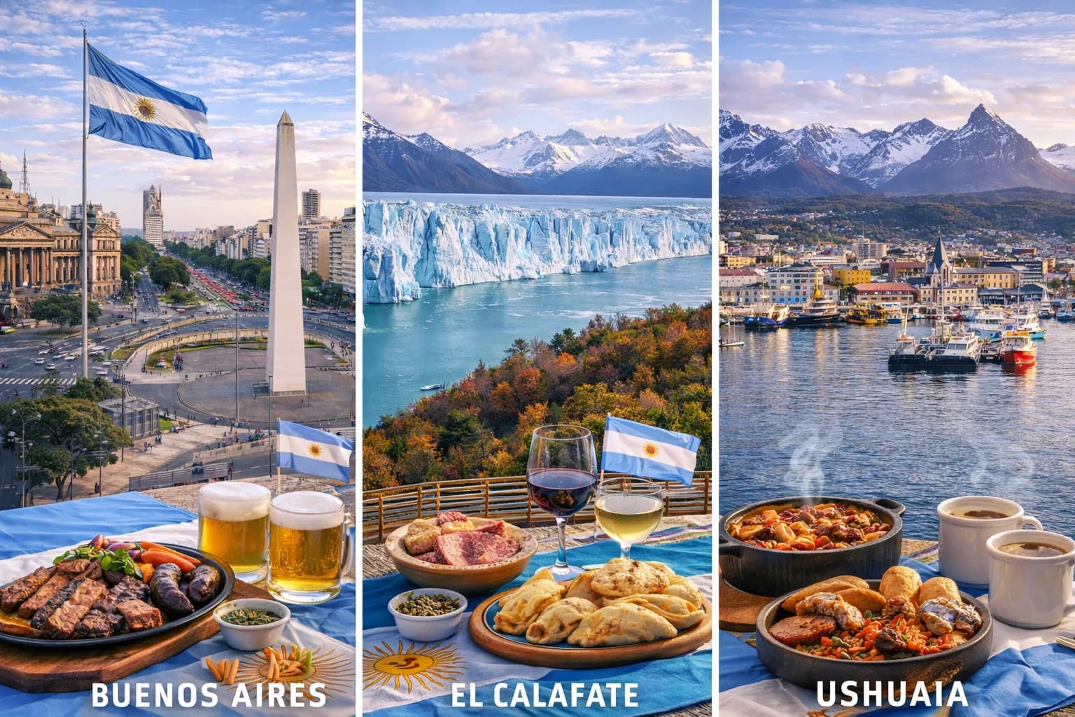 Buenos Aires, Calafate y Ushuaia: 9 Noches 10 Días