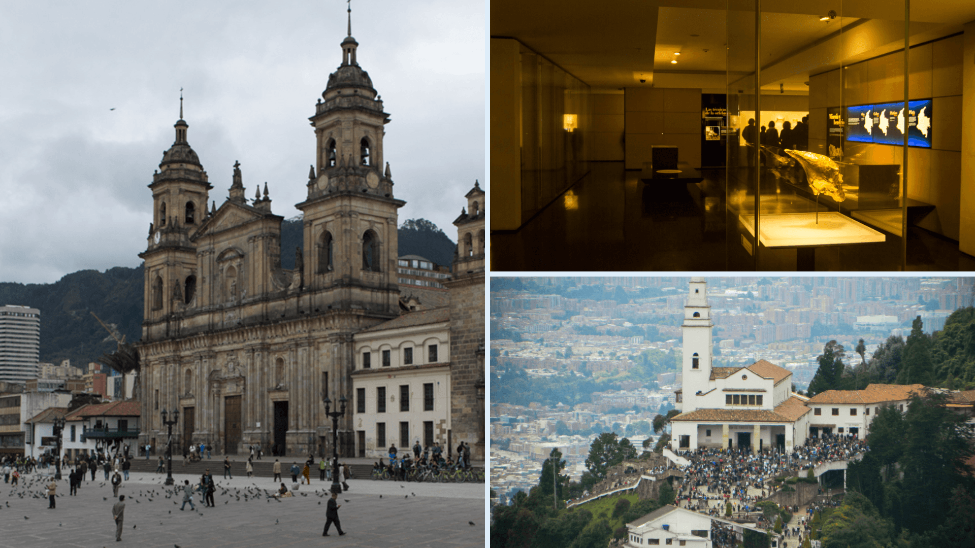 CITY TOUR POR BOGOTÁ, CENTRO HISTÓRICO, MUSEO DEL ORO Y MONSERRATE.